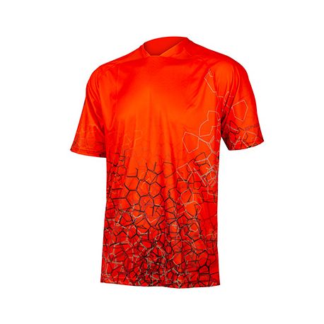 Jersey Endura SingleTrack Print LTD Paprika