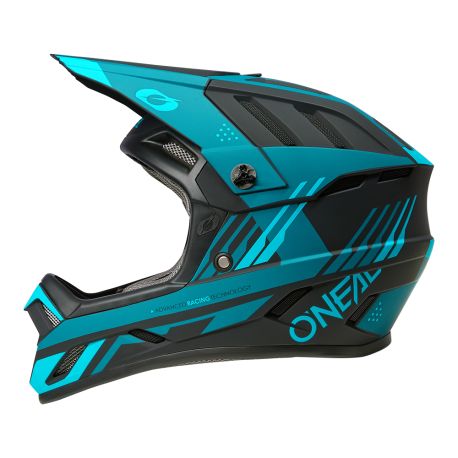 Casco Integrale ONeal BackFlip Strike V.23 Black/Teal