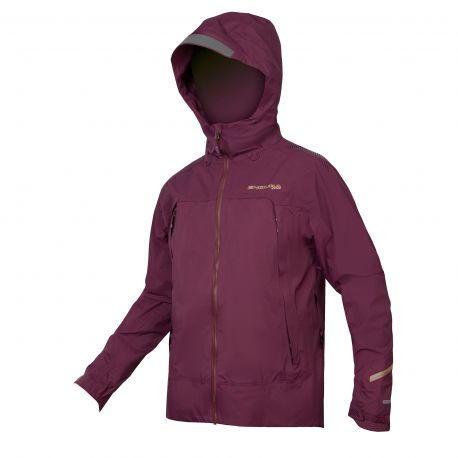 Giacca Endura MT500 Waterproof  Aubergine