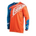 Jersey M/L Leatt GPX 4.5 X-Flow Orange/Denim